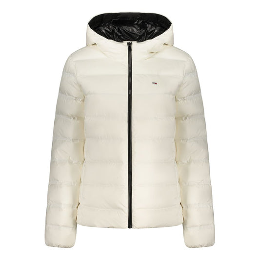 Tommy Hilfiger White Polyester Women's Jacket - ClickThatClicks 
