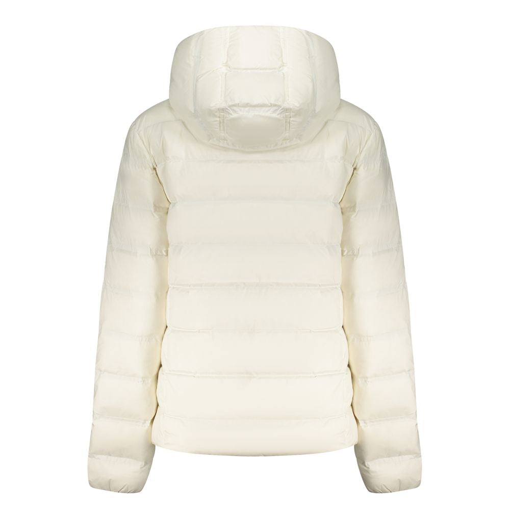 Tommy Hilfiger White Polyester Women's Jacket - ClickThatClicks 