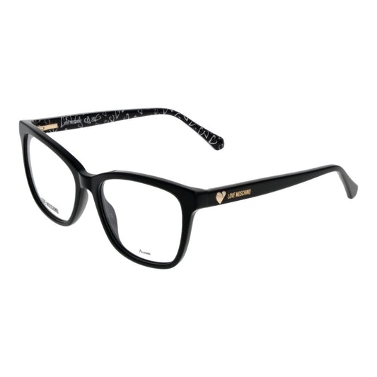 Love Moschino Black Acetate Glasses (Frames) - ClickThatClicks 