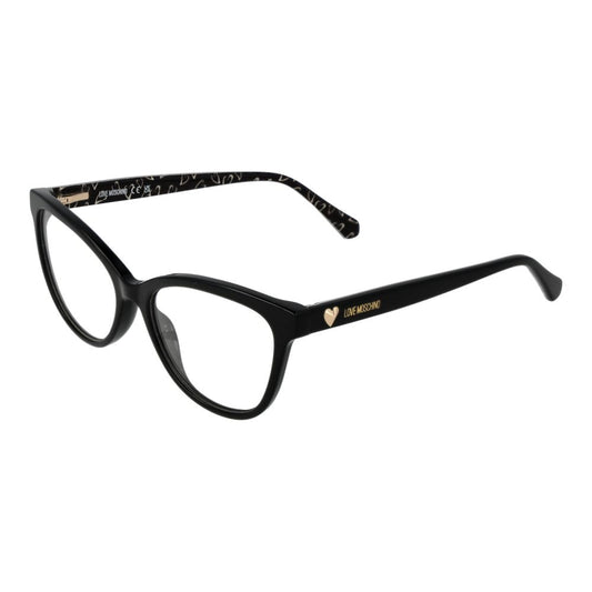 Love Moschino Black Acetate Glasses (Frames) - ClickThatClicks 