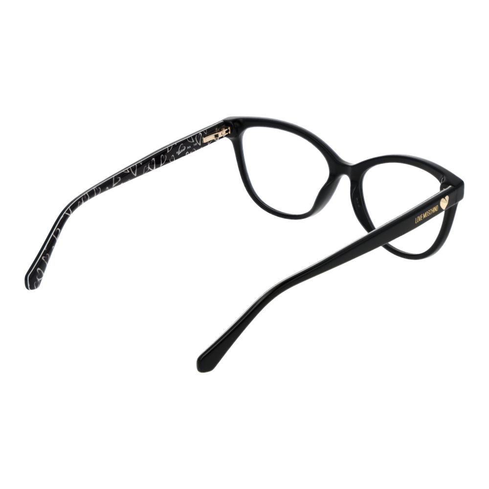 Love Moschino Black Acetate Glasses (Frames) - ClickThatClicks 