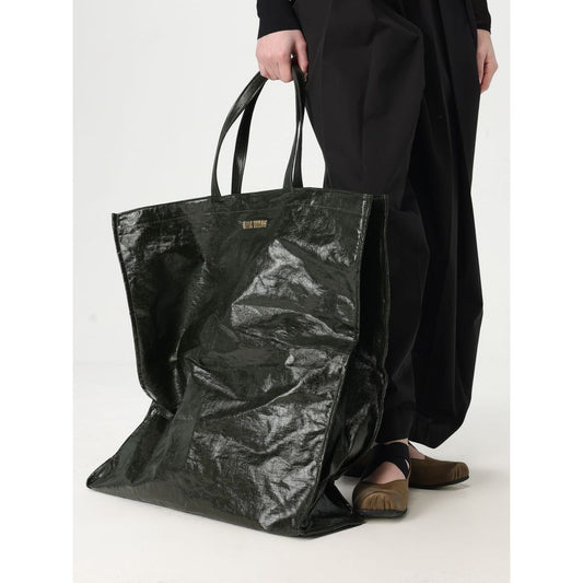 Uma Wang Bicolor Nylon Handbag