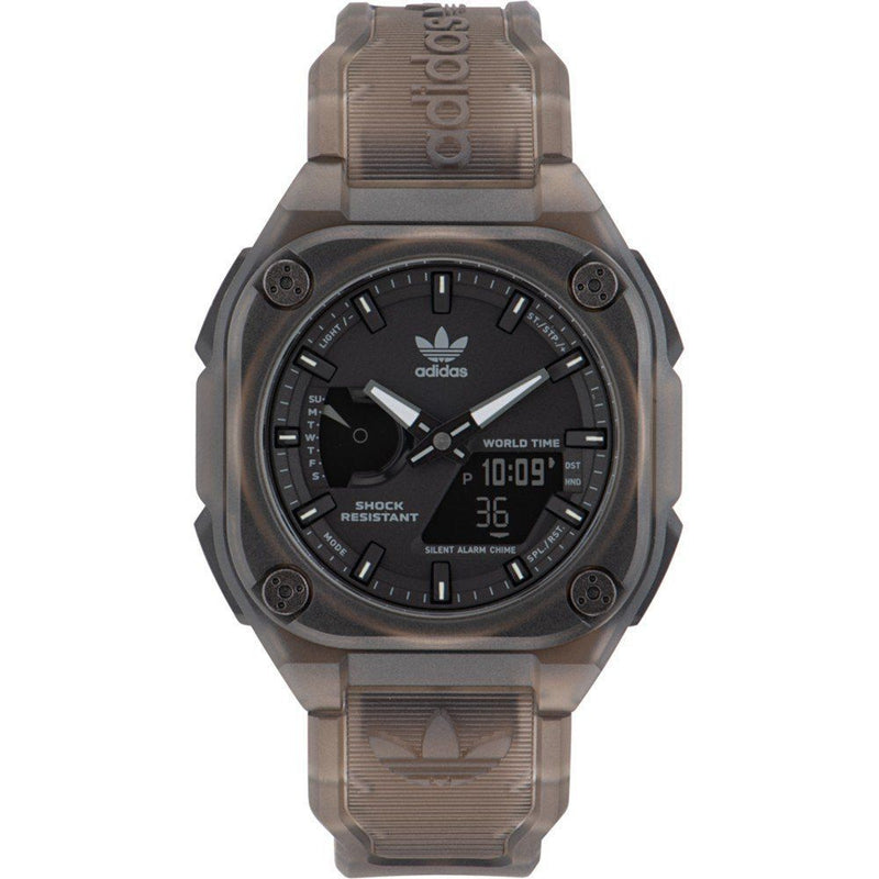 Adidas Brown Synthetic Sport Watch
