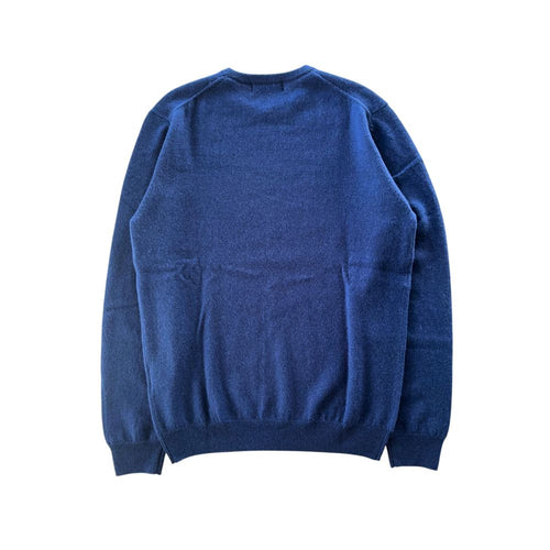 Baldinini Trend Blue Cashmere Men Sweater - ClickThatClicks 