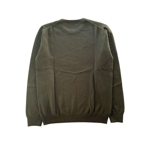 Baldinini Trend Green Cashmere Men Sweater - ClickThatClicks 