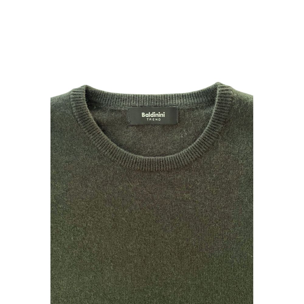 Baldinini Trend Green Cashmere Men Sweater - ClickThatClicks 