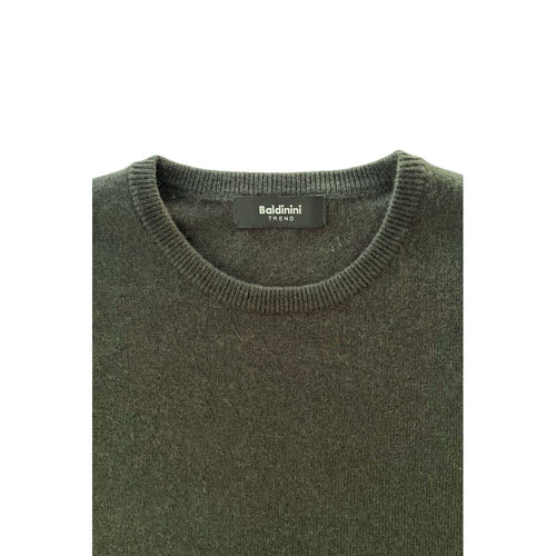 Baldinini Trend Green Cashmere Men Sweater - ClickThatClicks 