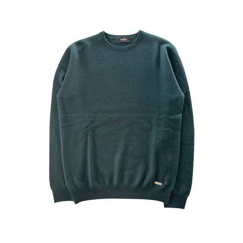 Baldinini Trend Green Cashmere Men Sweater - ClickThatClicks 