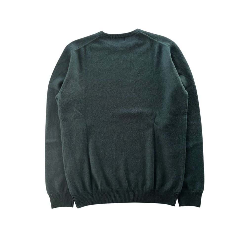 Baldinini Trend Green Cashmere Men Sweater - ClickThatClicks 