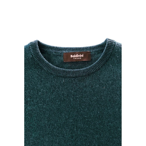 Baldinini Trend Green Cashmere Men Sweater - ClickThatClicks 