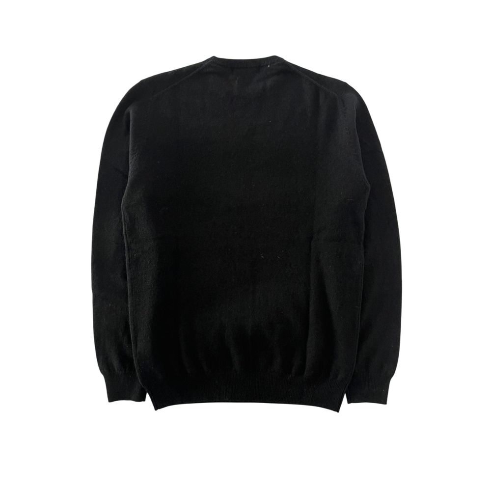 Baldinini Trend Black Cashmere Men Sweater - ClickThatClicks 