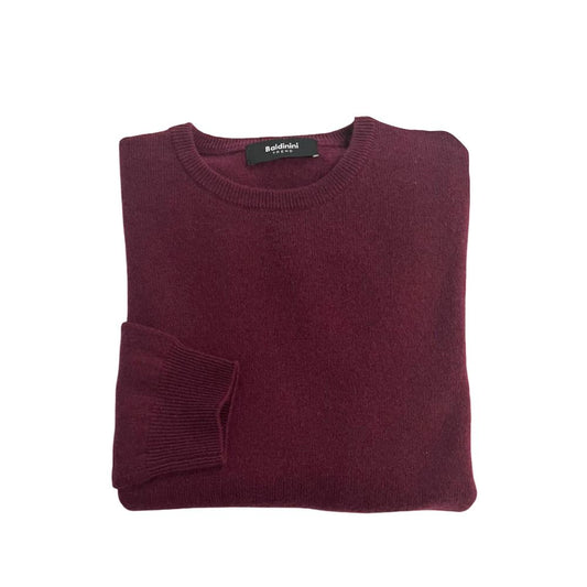 Baldinini Trend Red Cashmere Men Sweater - ClickThatClicks 