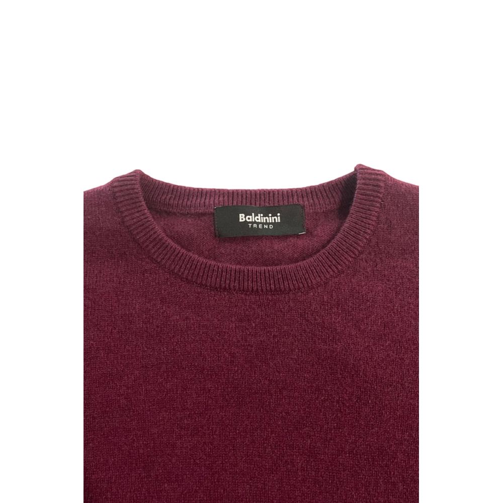 Baldinini Trend Red Cashmere Men Sweater - ClickThatClicks 