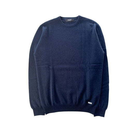 Baldinini Trend Blue Cashmere Men Sweater - ClickThatClicks 