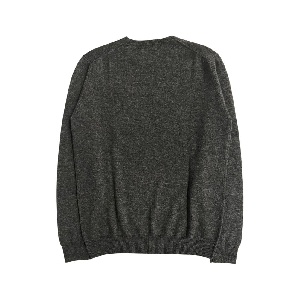 Baldinini Trend Gray Cashmere Men Sweater - ClickThatClicks 