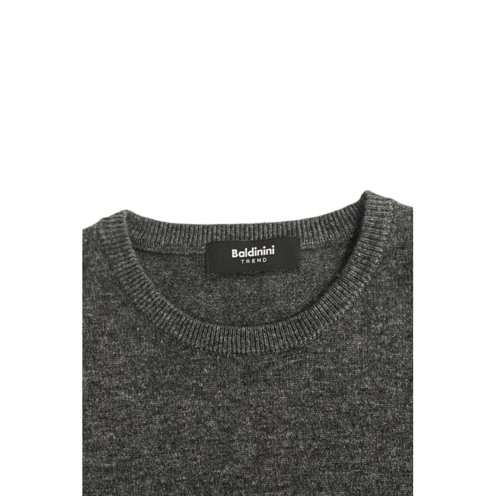 Baldinini Trend Gray Cashmere Men Sweater - ClickThatClicks 