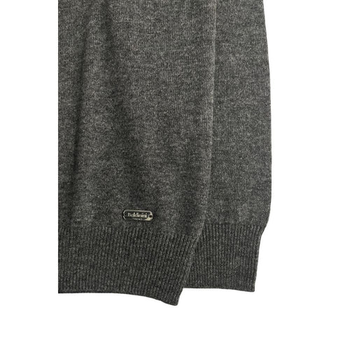 Baldinini Trend Gray Cashmere Men Sweater - ClickThatClicks 
