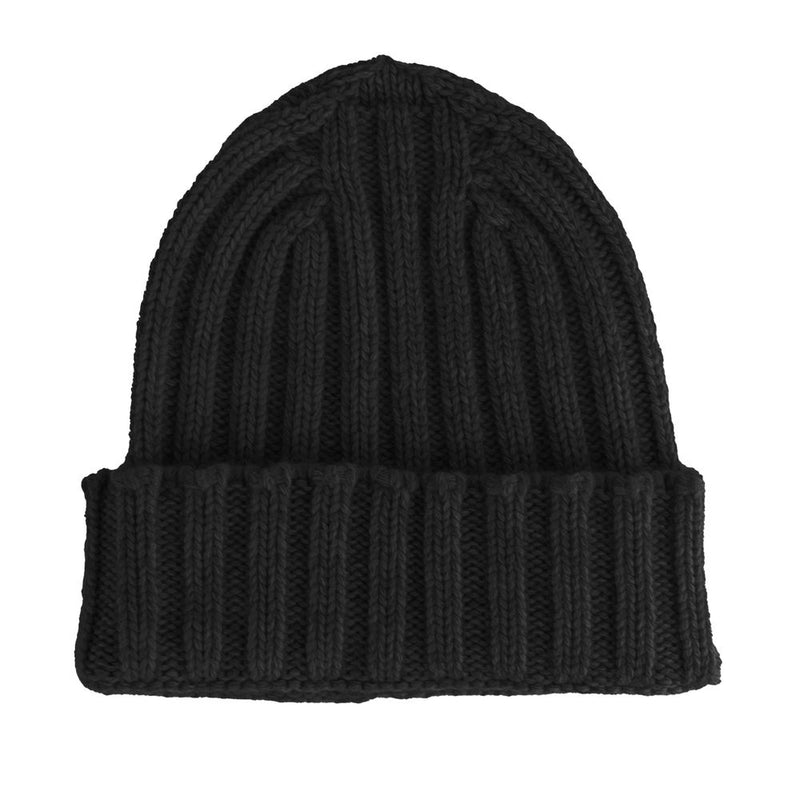 Made in Italy Black Cashmere Hat