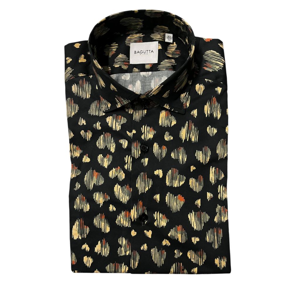 Bagutta Multicolor Cotton Men Shirt - ClickThatClicks 