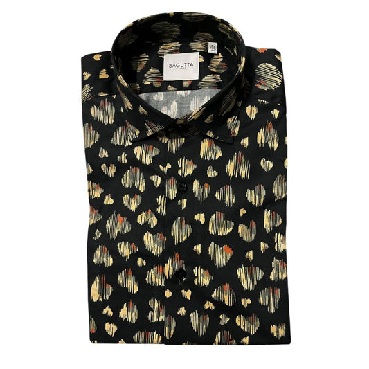 Bagutta Multicolor Cotton Men Shirt - ClickThatClicks 