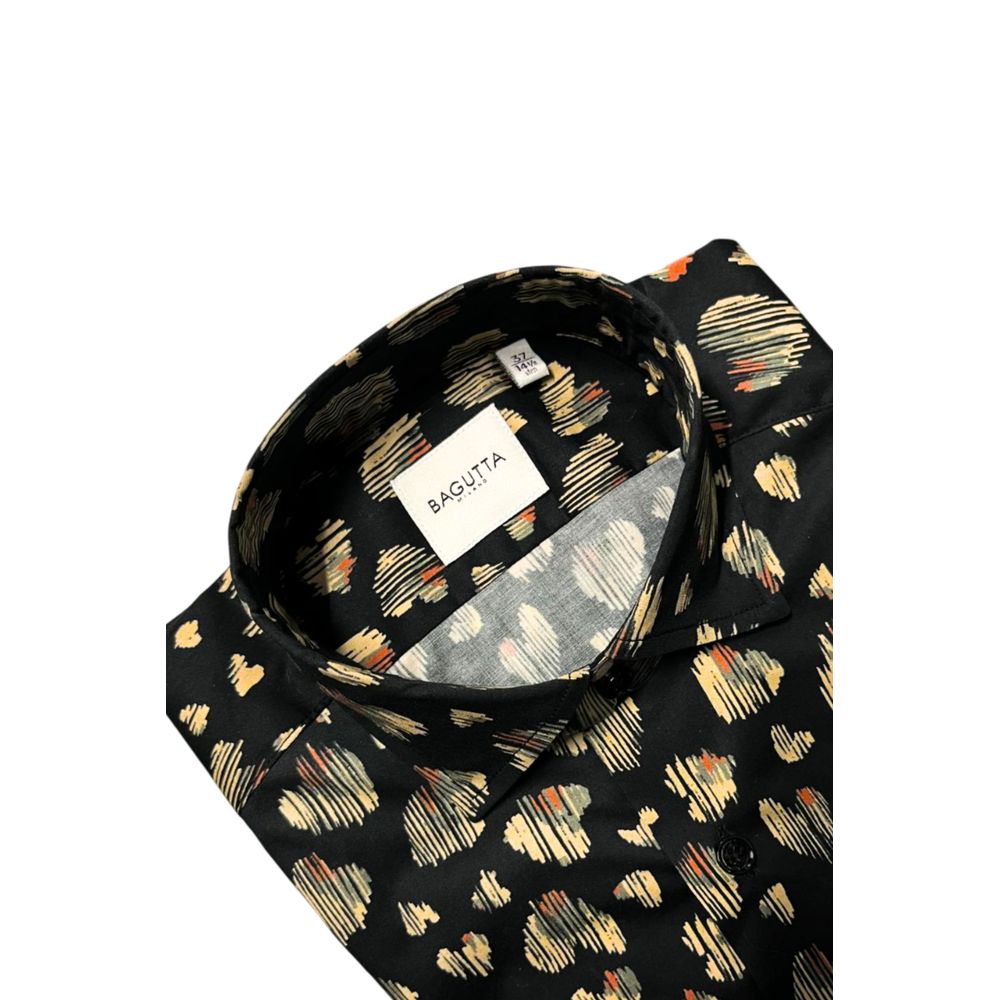 Bagutta Multicolor Cotton Men Shirt - ClickThatClicks 