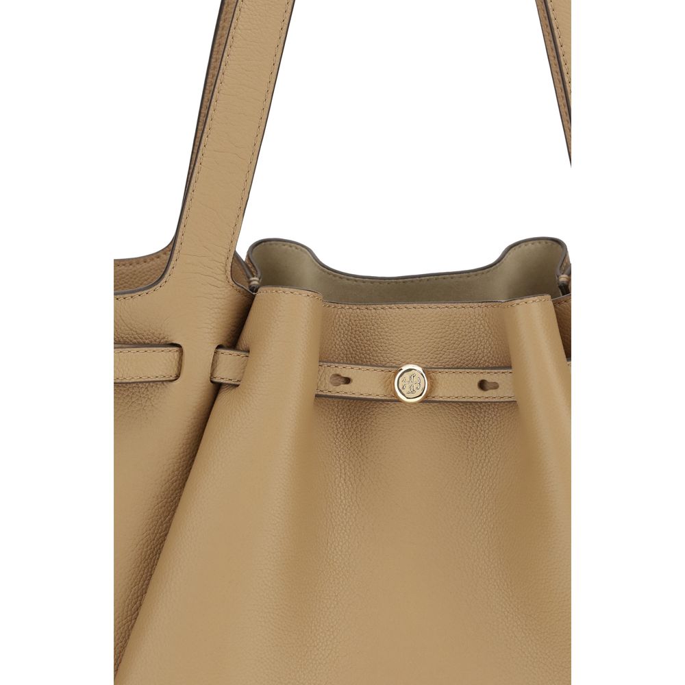 Tory Burch Beige Leather Handbag - ClickThatClicks 