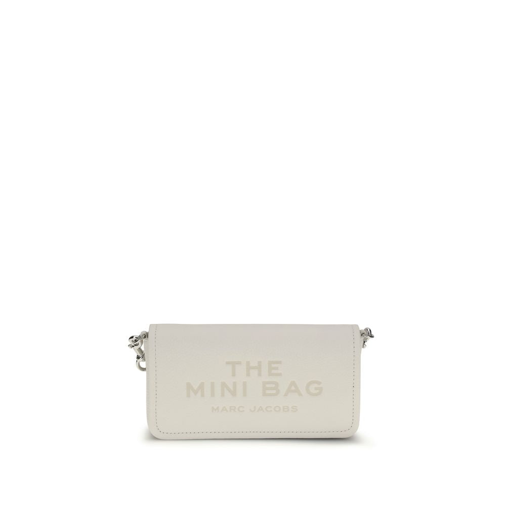 Marc Jacobs White Calf Leather Bos Taurus Shoulder Bag - ClickThatClicks 