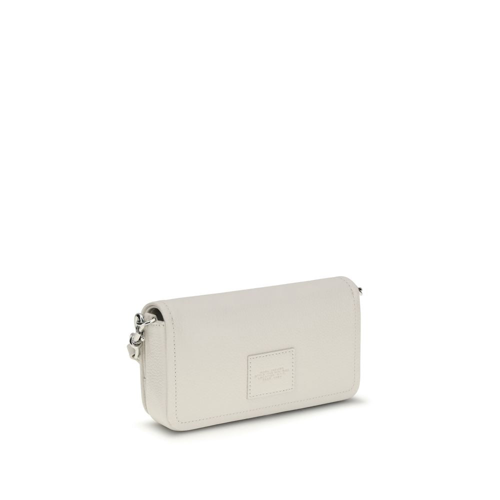 Marc Jacobs White Calf Leather Bos Taurus Shoulder Bag - ClickThatClicks 