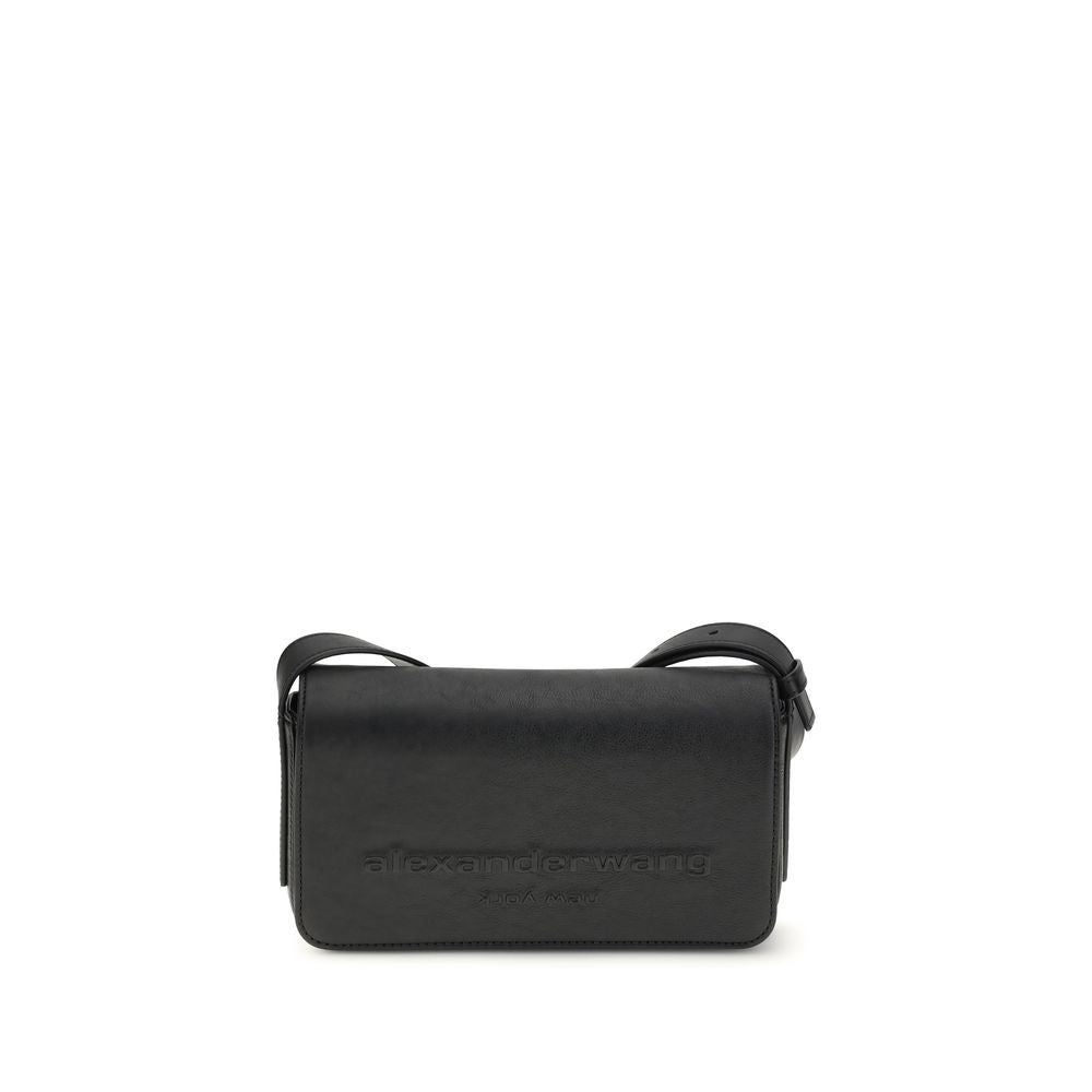 Alexander Wang Black Calf Leather Bos Taurus Shoulder Bag - ClickThatClicks 