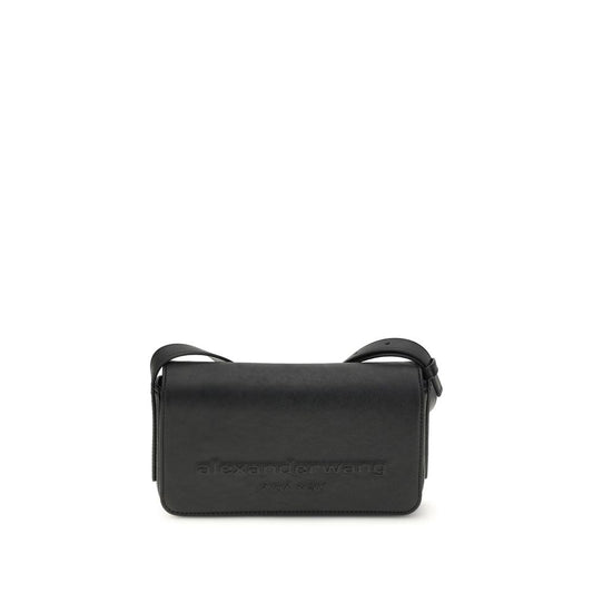 Alexander Wang Black Calf Leather Bos Taurus Shoulder Bag - ClickThatClicks 
