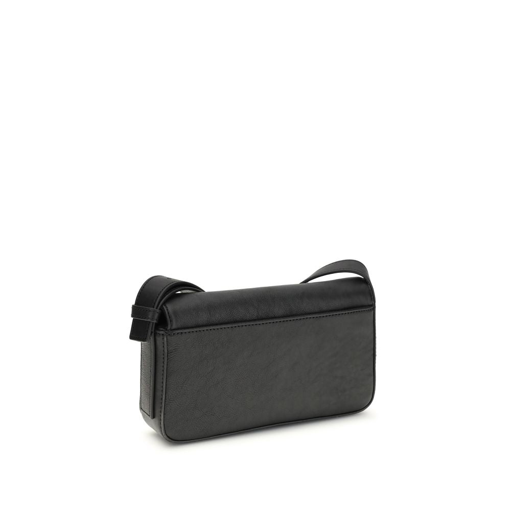Alexander Wang Black Calf Leather Bos Taurus Shoulder Bag - ClickThatClicks 