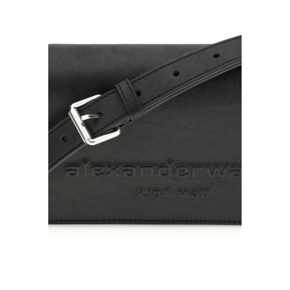 Alexander Wang Black Calf Leather Bos Taurus Shoulder Bag - ClickThatClicks 