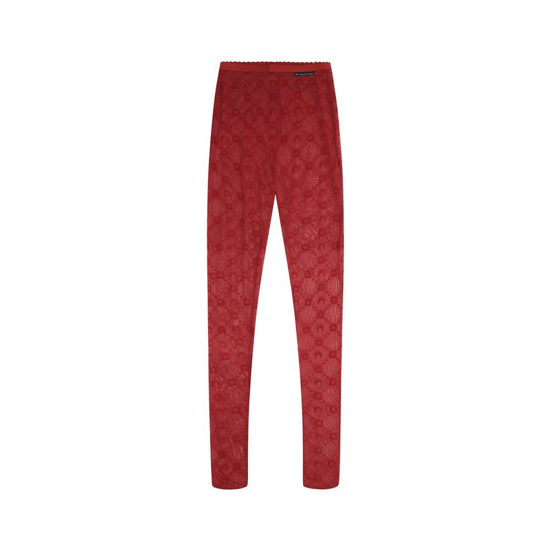 Marine Serre Red Polyamide Socks