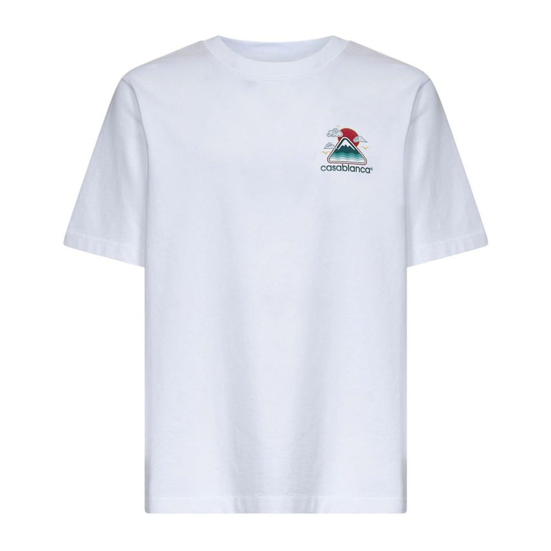 Casablanca White Cotton T-Shirt