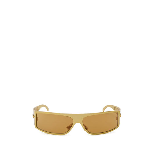 Bottega Veneta Gold Metal Sunglasses - ClickThatClicks 