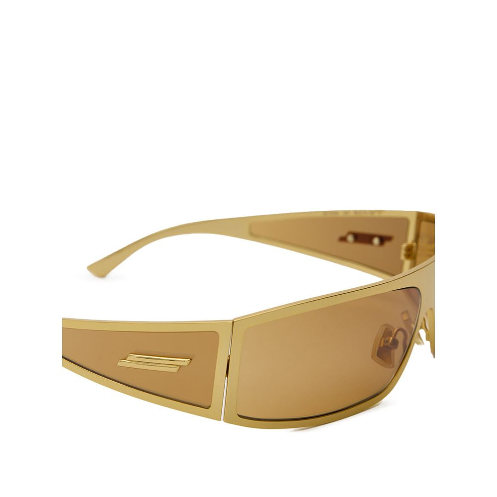 Bottega Veneta Gold Metal Sunglasses - ClickThatClicks 