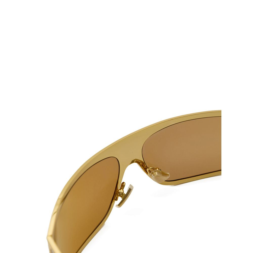 Bottega Veneta Gold Metal Sunglasses - ClickThatClicks 