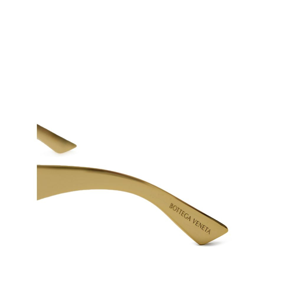 Bottega Veneta Gold Metal Sunglasses - ClickThatClicks 