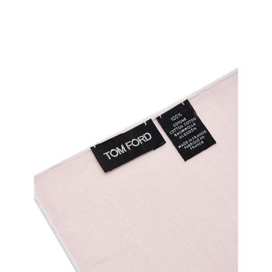Tom Ford Pink Cotton Pocket Square - ClickThatClicks 