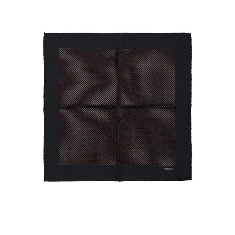 Tom Ford Black Silk Pocket Square