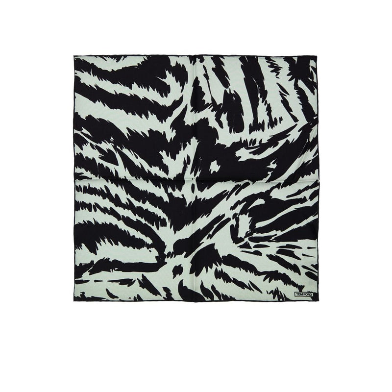 Tom Ford Gray Silk Pocket Square