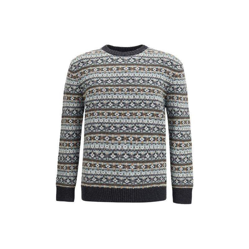 Brooksfield Multicolor Wool Sweatshirt