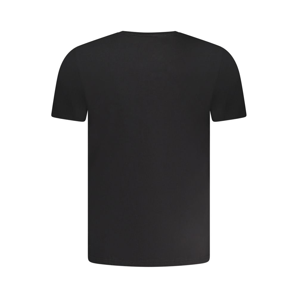 Aeronautica Militare Black Cotton Men's T-Shirt - ClickThatClicks 