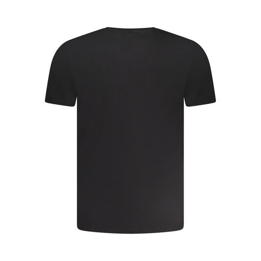 Aeronautica Militare Black Cotton Men's T-Shirt - ClickThatClicks 