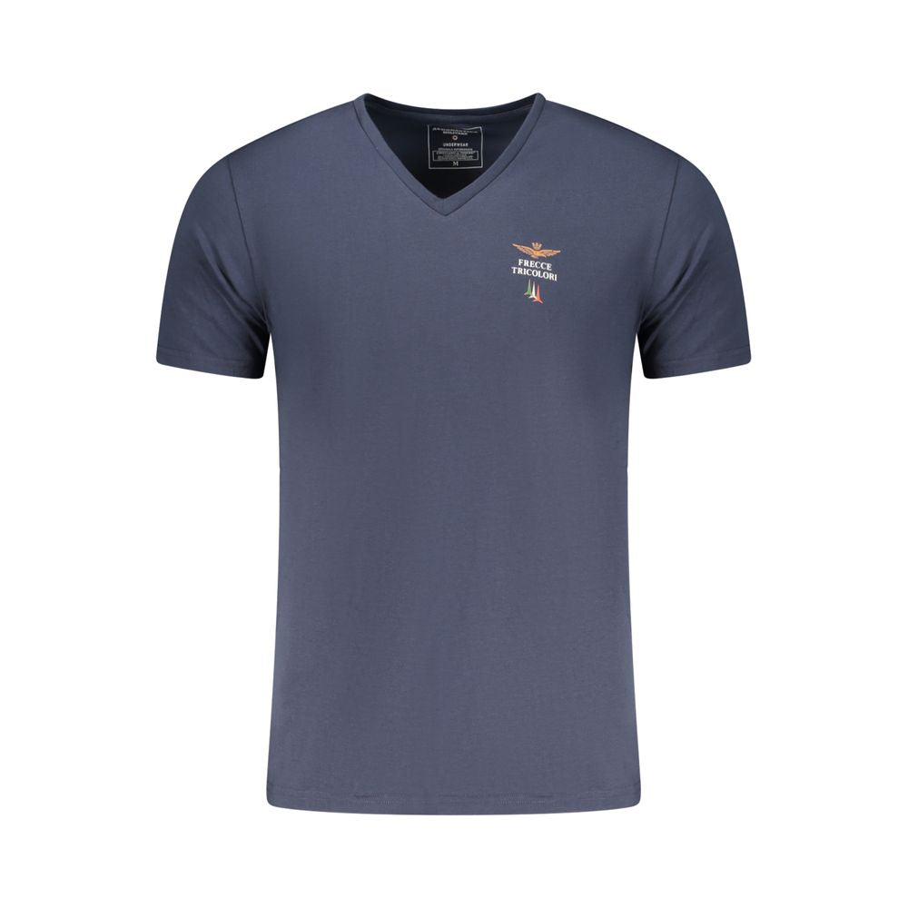 Aeronautica Militare Blu Cotton Men's T-Shirt - ClickThatClicks 