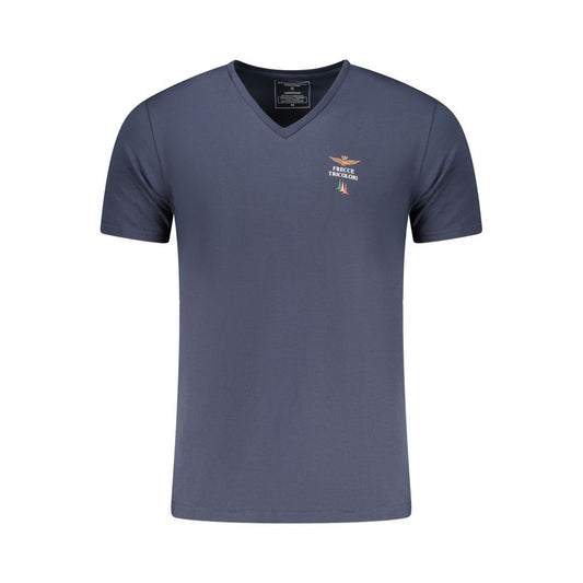 Aeronautica Militare Blu Cotton Men's T-Shirt - ClickThatClicks 