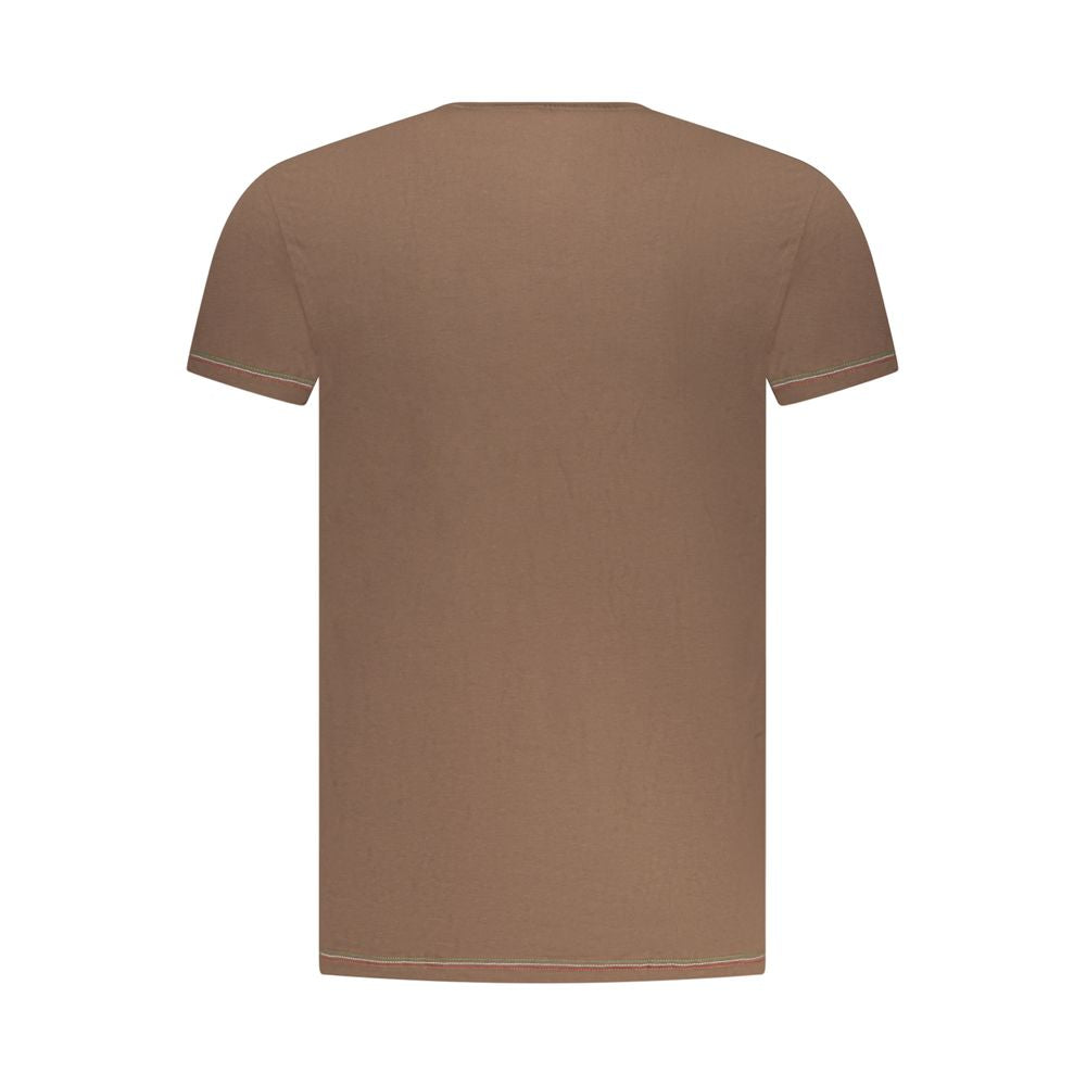 Aeronautica Militare Marrone Cotton Men T-Shirt - ClickThatClicks 
