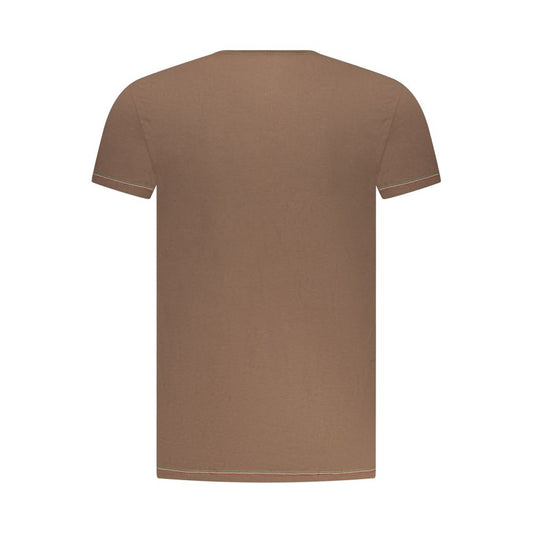 Aeronautica Militare Marrone Cotton Men T-Shirt - ClickThatClicks 