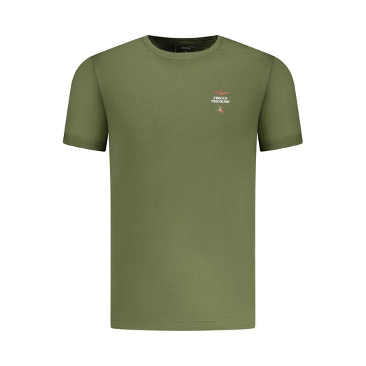 Aeronautica Militare Verde Cotton Mens Underwear Shirt - ClickThatClicks 