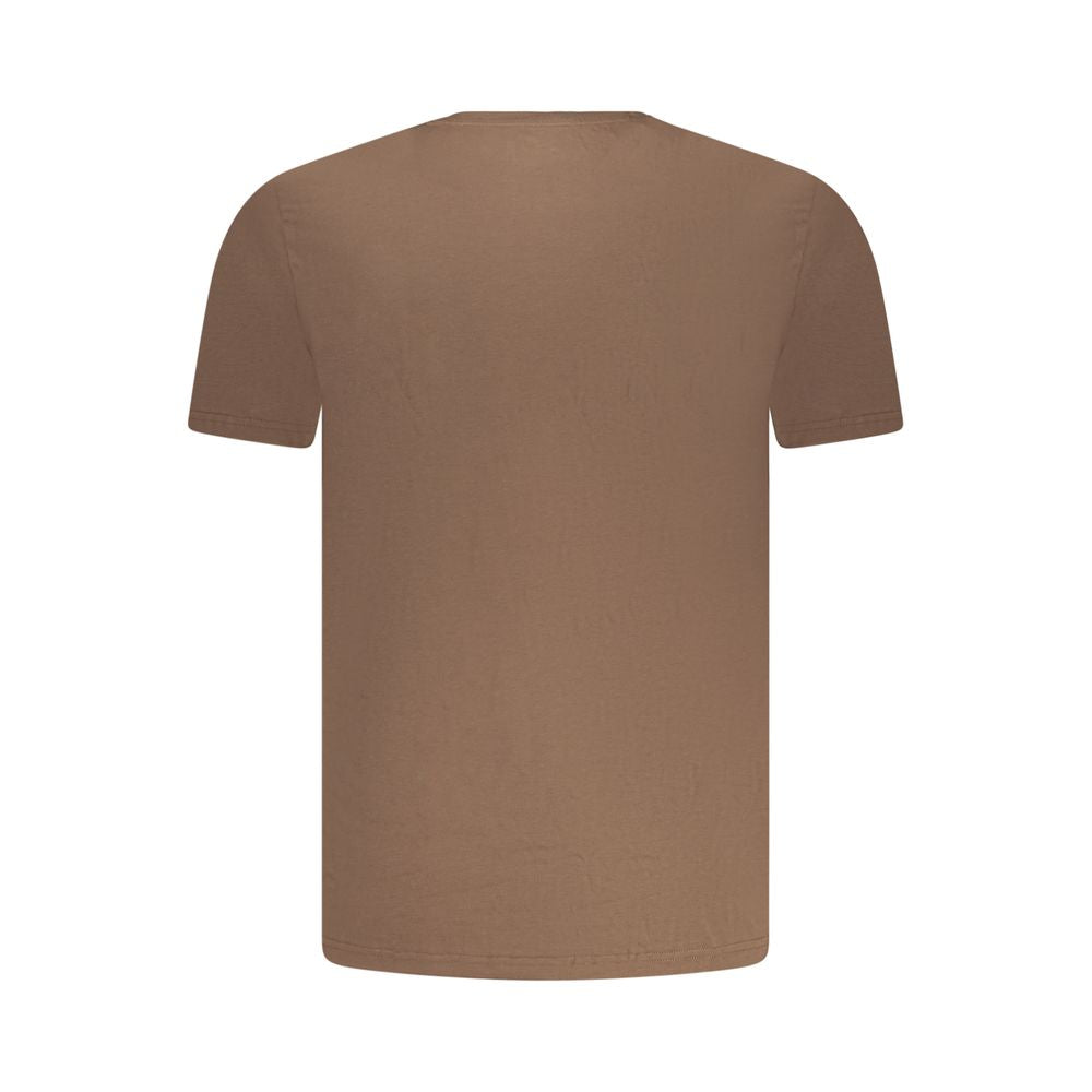 Aeronautica Militare Marrone Cotton Men's T-Shirt - ClickThatClicks 